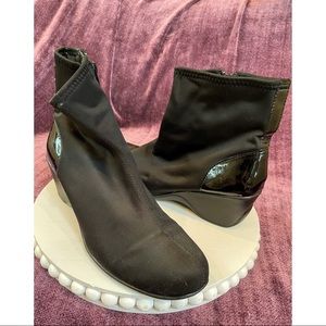 Black ankle boots